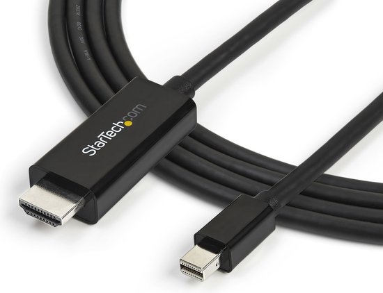 Adaptateur DisplayPort (DP) Vers HDMI - Câble Passif 21 Cm, Résolution 1080p (1920x1200) - Avec Connecteur Verrouillable Pour PC, Ordinateur Portable