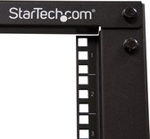 StarTech.com 12U open-frame serverrack met 4 stijlen met verstelbare diepte incl. zwenkwielen/stelpoten en kabelhaken