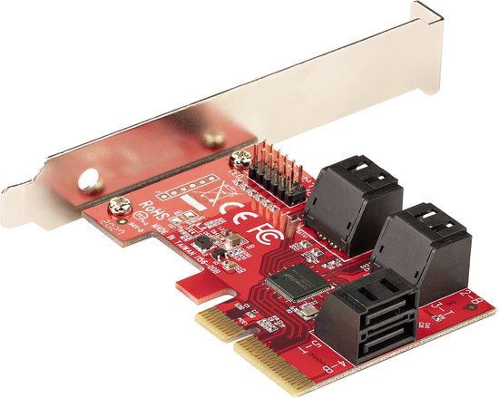 RAID controller card 6P6G-PCIE-SATA-CARD | bol