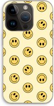 Case Company® - Hoesje geschikt voor iPhone 14 Pro hoesje - Smiley N°2 - Soft Cover Telefoonhoesje - Bescherming aan alle Kanten en Schermrand