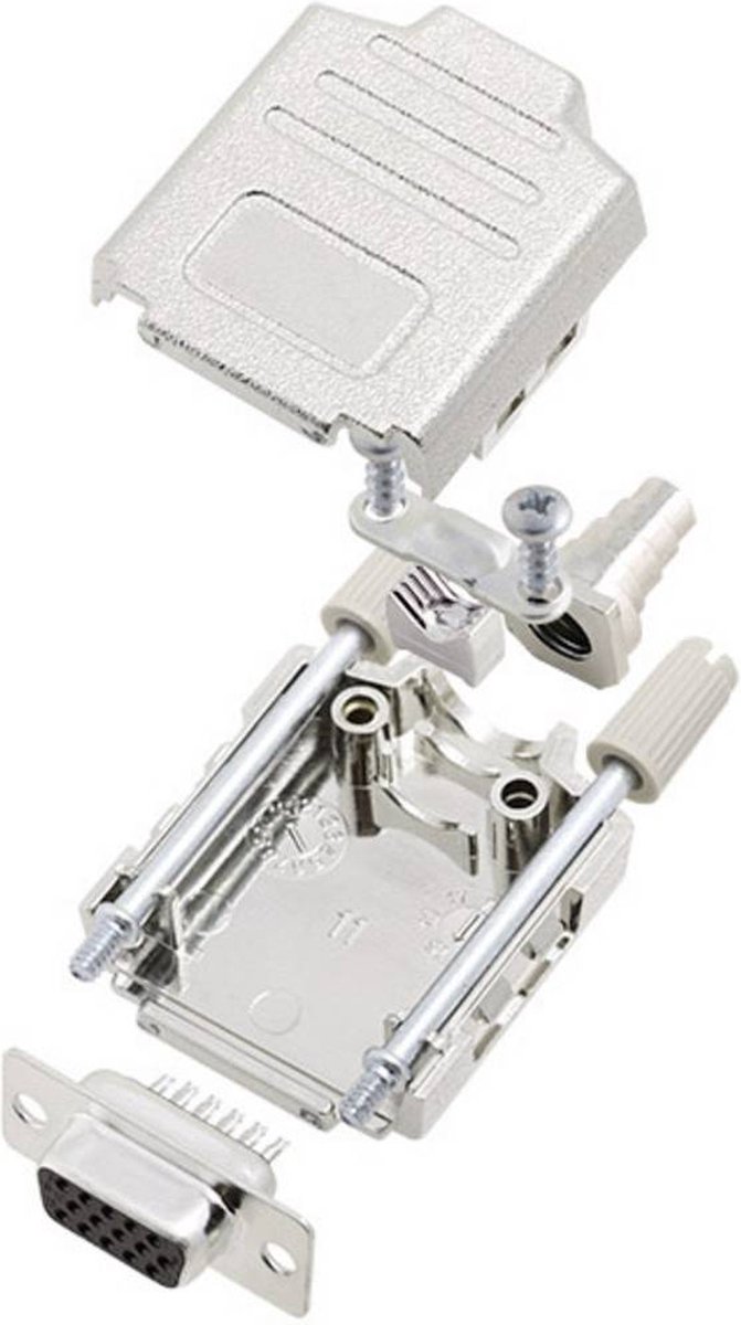 Amphenol L17DPPK15-M+L77HDA26S D-sub female connectorset 180 ° Aantal polen: 26 Soldeerkelk 1 stuk(s)