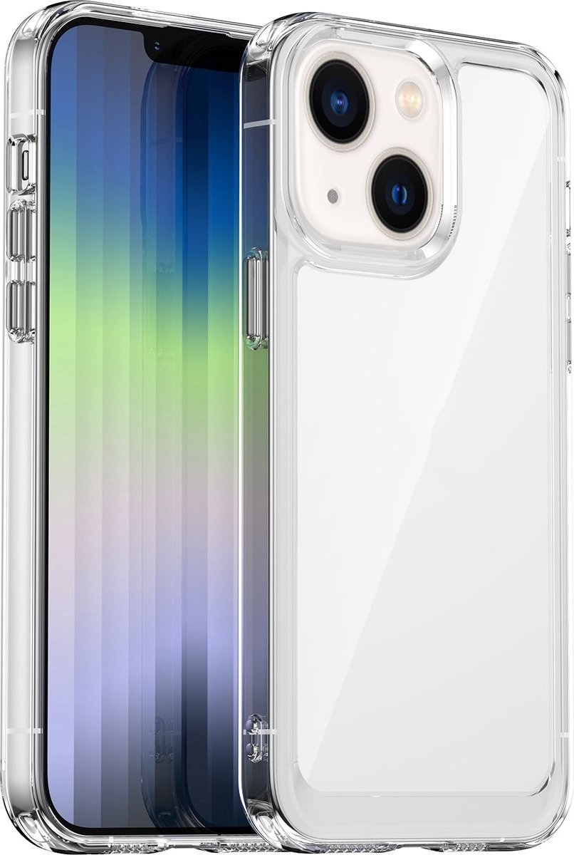 Mobigear Doorzichtig Hoesje geschikt voor Apple iPhone 14 Plus Telefoonhoesje Hardcase | Mobigear Crystal Backcover | Doorzichtig Telefoonhoesje iPhone 14 Plus | iPhone 14 Plus Case | Back Cover - Transparant