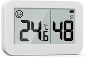 Wonix® Thermometer Binnen Digitaal - Hygrometer Binnen - Weerstation - Inclusief Batterij - Vernieuwen Elke 10 seconden - Wit