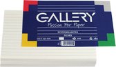 Gallery witte systeemkaarten, ft 10 x 15 cm, gelijnd, pak van 100 stuks