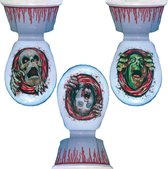 Halloween Horror toilethoes - Halloween WC feestdecoratie - 40 x 30 cm