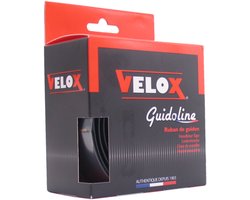 Stuurlint Velox Guidoline High Grip Comfort ø3.5 x 30mm 2.10m - zwart (2 stuks in een doosje)