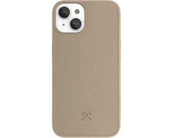 Woodcessories Bio Case MagSafe - geschikt voor iPhone 14 - duurzaam - eco vriendelijk - gemaakt van bio-materialen - geschikt voor MagSafe en draadloos laden - Taupe