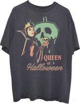Disney Snow White - Queen Of Halloween Unisex T-shirt - XL - Zwart