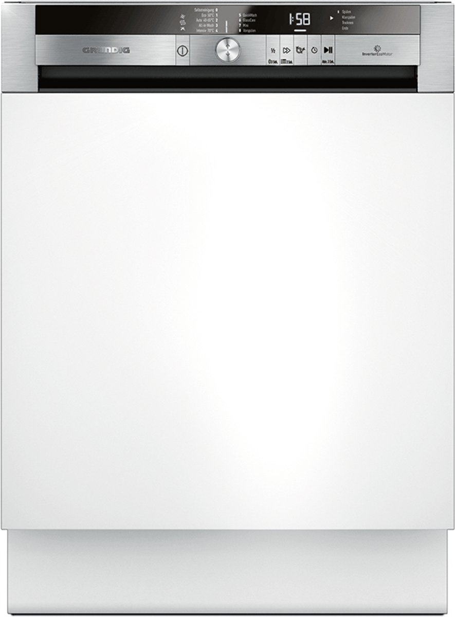 GRUNDIG GNI41835X Semi inbouw vaatwasser