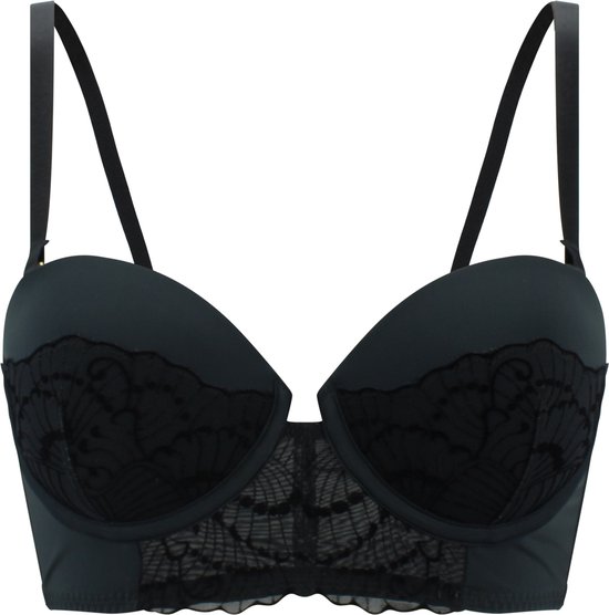 Niwicee Strapless BH voor Vrouwen Push Up Voorsluiting BH Naadloos Comfort Niet Gewatteerde Draadloze Bandeau BH Zachte Dagelijkse Bras Bralette, Beige, XL