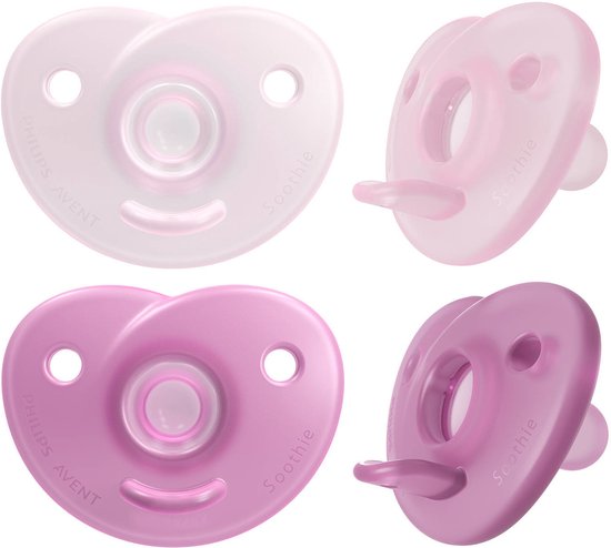 SUCETTES ULTRA AIR NIGHT COLORIS ROSE VIOLET 0-6 mois AVENT