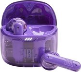JBL Tune Flex Ghost Edition Casque True Wireless Stereo (TWS) Ecouteurs Appels/Musique Bluetooth Violet, Translucide
