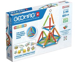 Geomag Super Color Recyclé 60 pcs