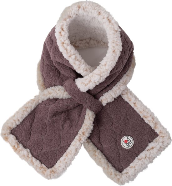Lodger Fleece Baby Sjaal Muffler Folklore Fleece One size Paars Zachte kwaliteit Handige lus