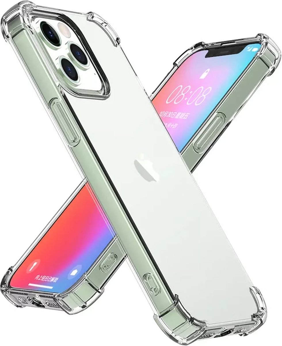 Clear Rugged geschikt voor iPhone 14 Pro Hoesje - transparant