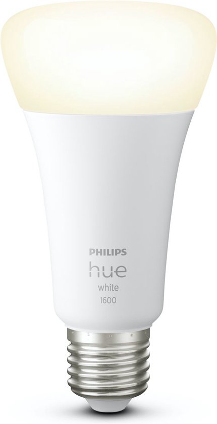 Philips Hue Slimme Verlichting Standaard Lichtbron E27 - zachtwit licht -  15,5W -... | bol.com