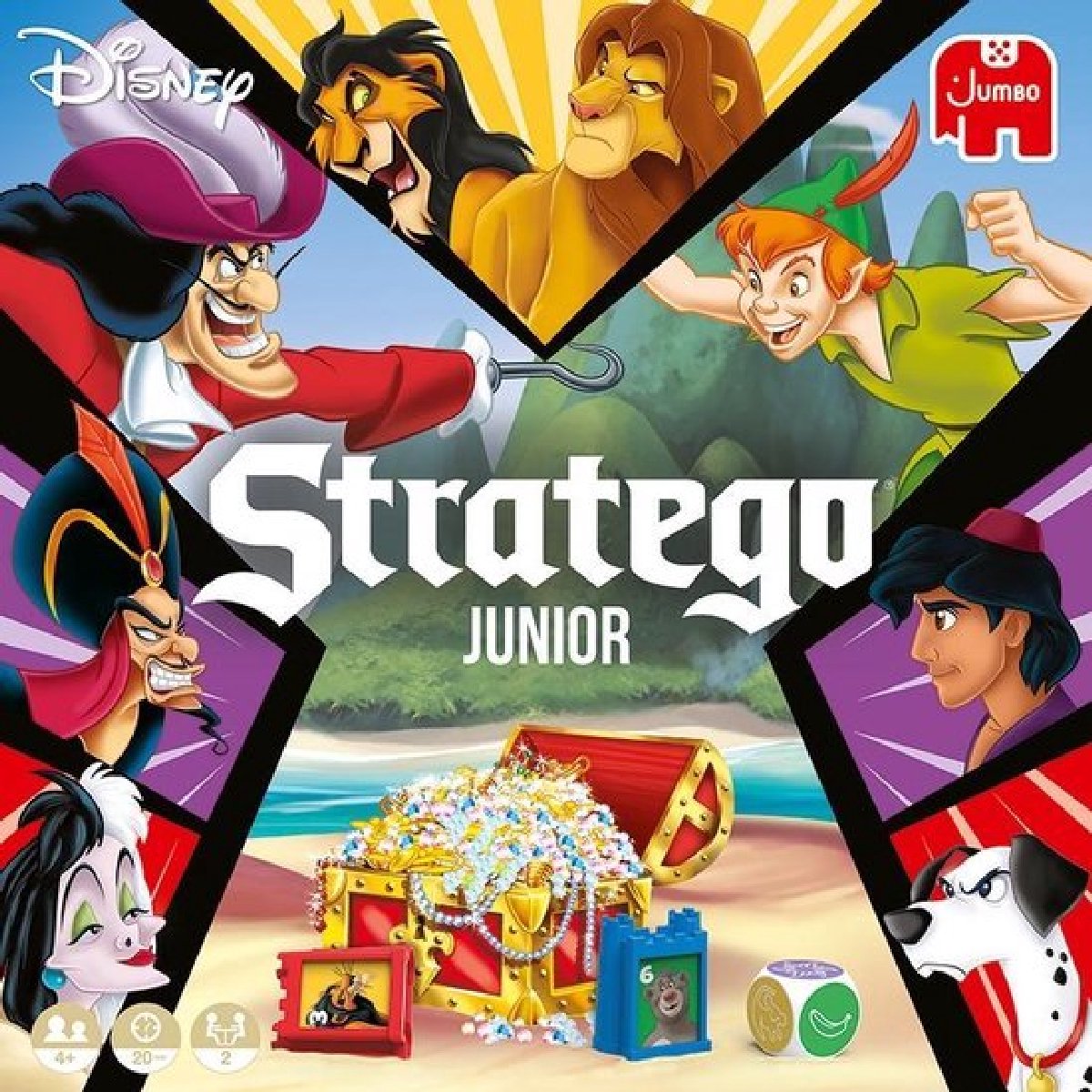 Jumbo - Stratego Junior Disney - vanaf 4 jaar - 2 spelers — afbeelding 3