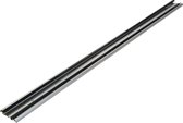 Fixman Tochtstrip - tochtwering - zilver - aluminium - 91 x 6,2 cm - deur tochtstopper