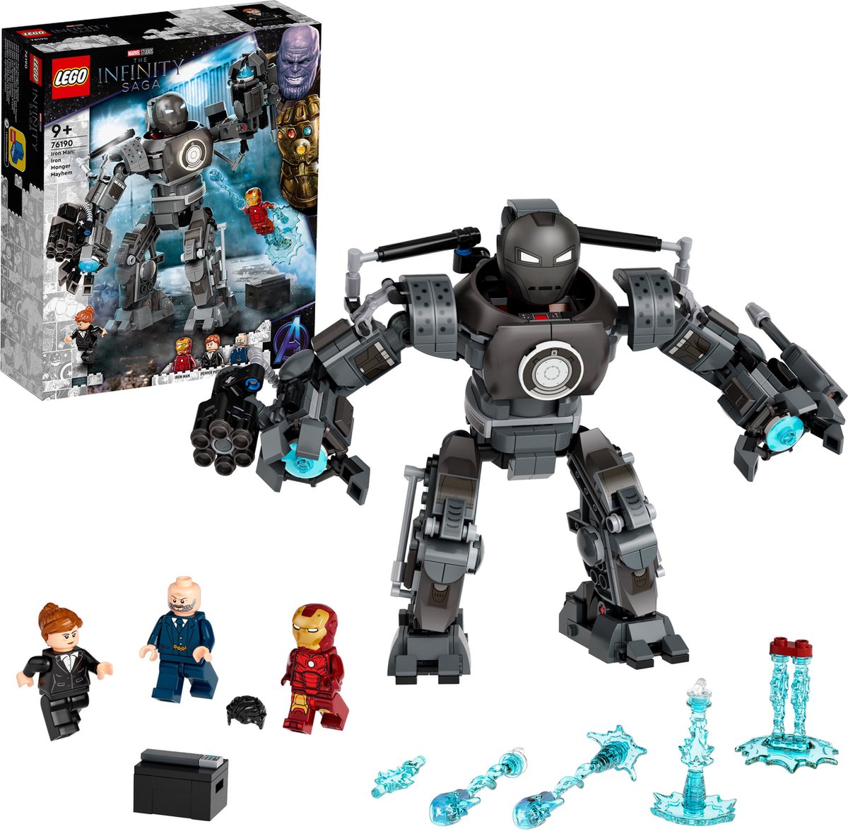 LEGO Super Heroes Iron Man: Iron Monger Mayhem 76190 — afbeelding 4