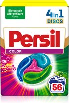Bol.com Persil 4in1 Discs Color Wascapsules - Wasmiddel Capsules - Voordeelverpakking - 2x28 wasbeurten aanbieding
