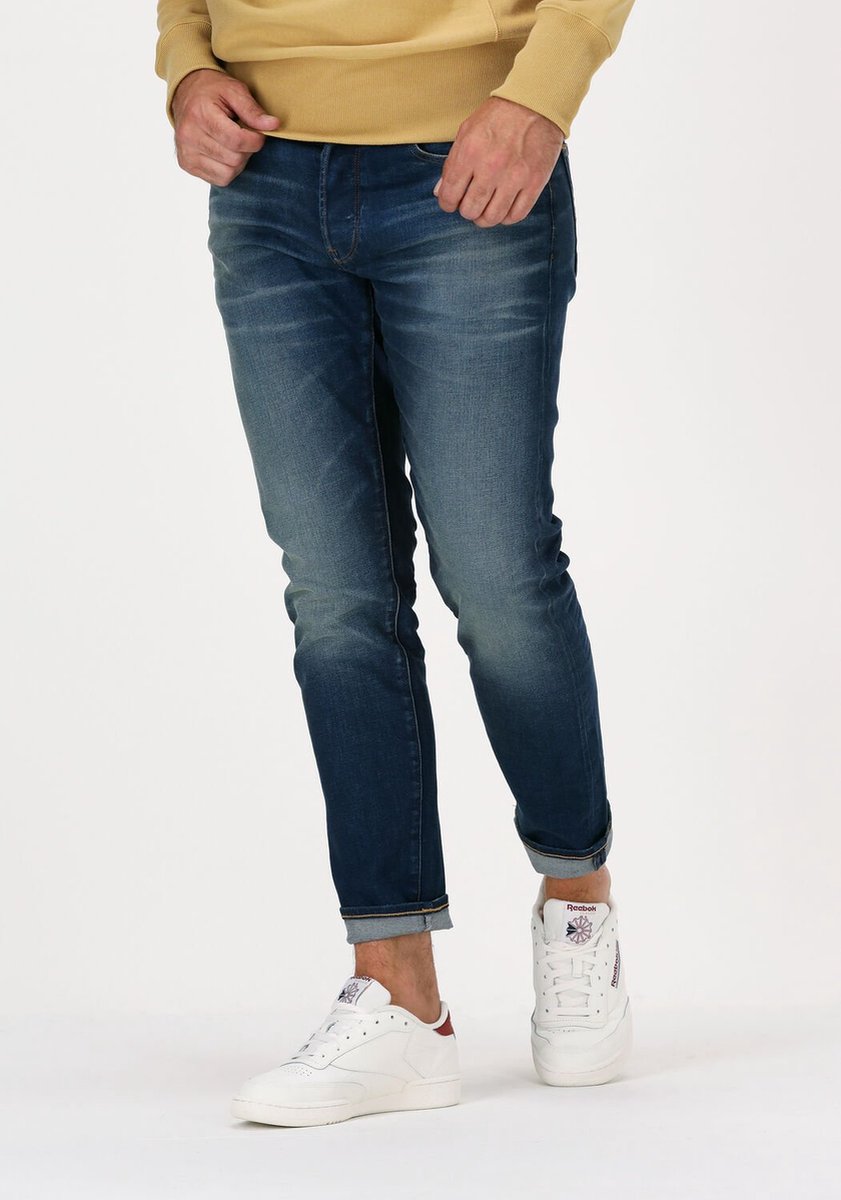 G-star Jeans 3301 Slim Fit Worker Faded Blauw