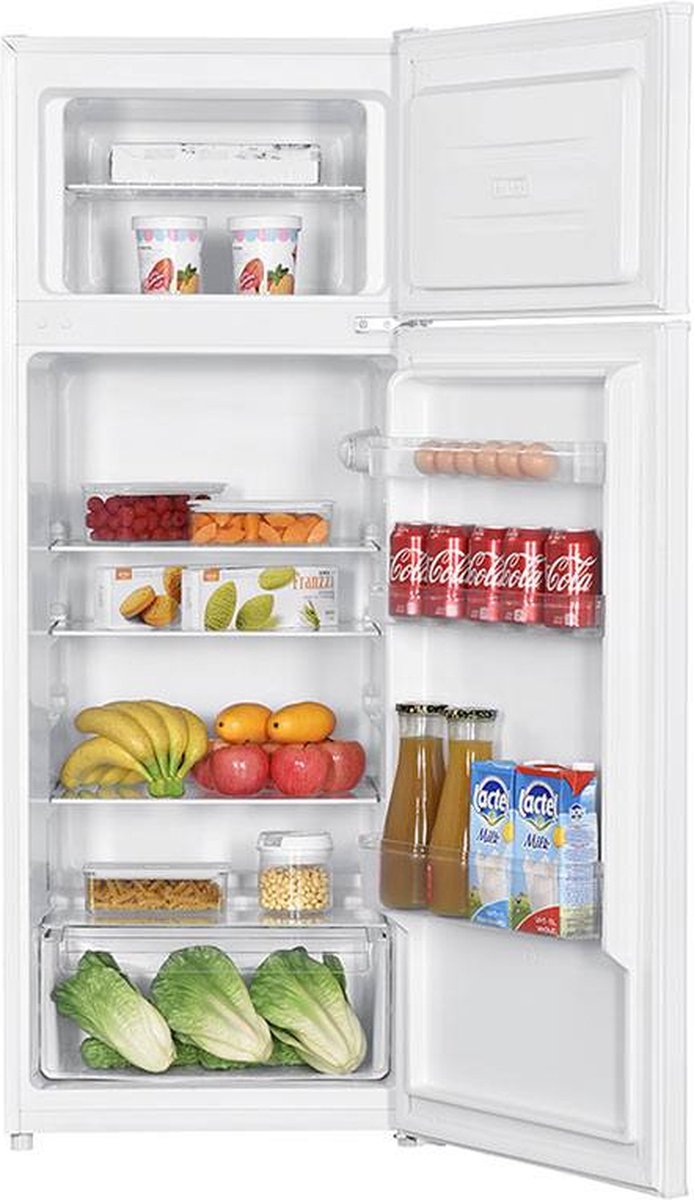 HIGHONE - 2D206FW742C - Appareil combiné réfrigérateur-congélateur - H:  143cm - 168L +... | bol.com