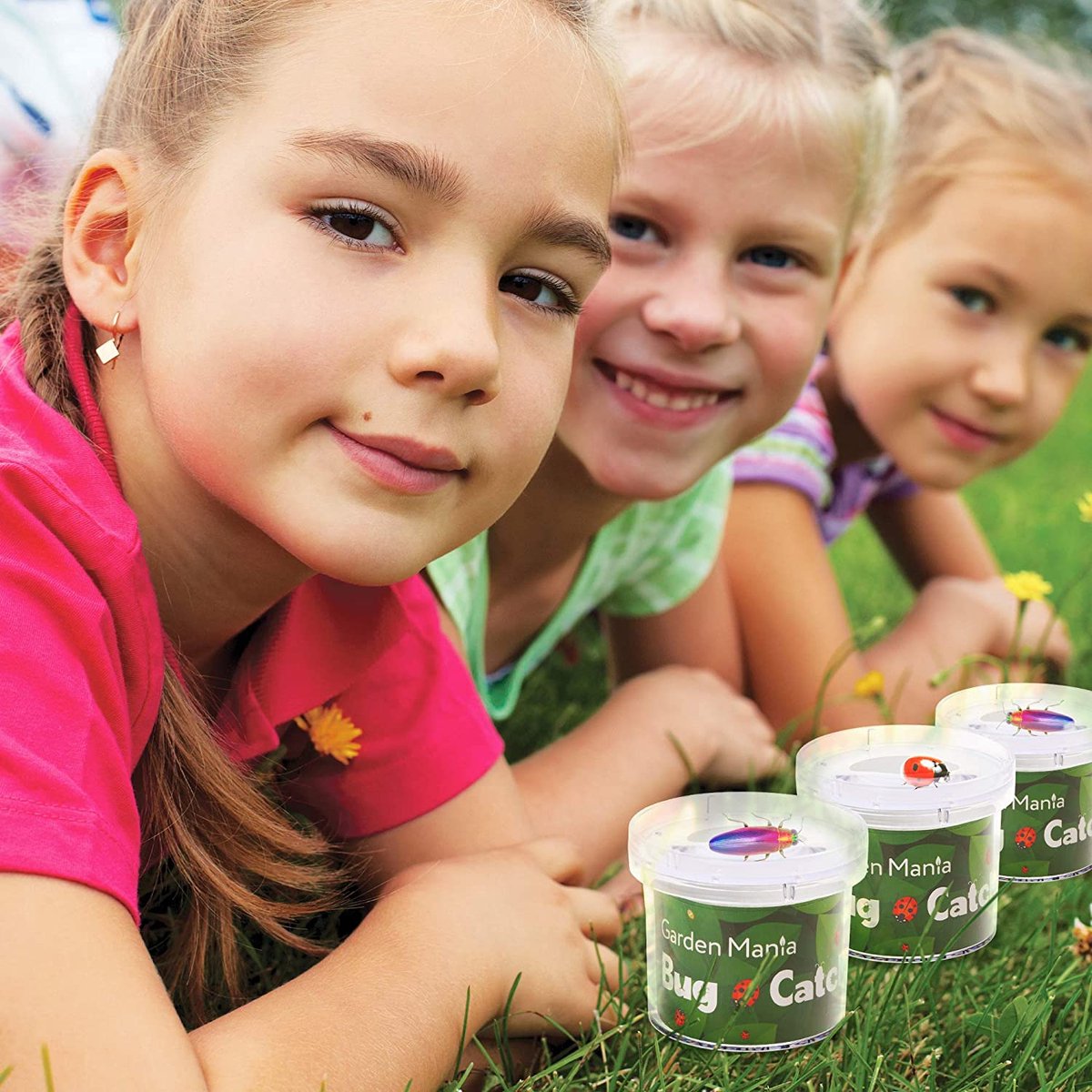 MeYuxg Kit Exploration Insectes Enfant – Attrape-Insectes, Boîte Loupe, 12 Faux Insectes – Jouet Éducatif Nature Plein Air 3-6 Ans