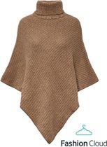 Pieces Pyron Structured Poncho BRUIN One Size