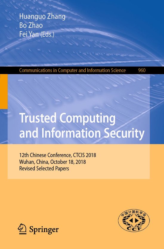 Springer Nature Proceedings Computer Science - Trusted Compu ... - cover