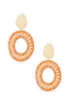 Boucles d'oreilles - Yehwang - Or - Oranje - Perles - Boucles d'oreilles Statement - Bijoux en acier inoxydable