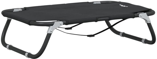 vidaXL – Hondenmand – inklapbaar – oxford – stof – en – staal – antracietkleurig