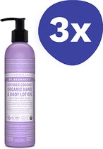Dr. Bronner's Hand & Bodylotion Lavender Coconuts (3x 236ml)