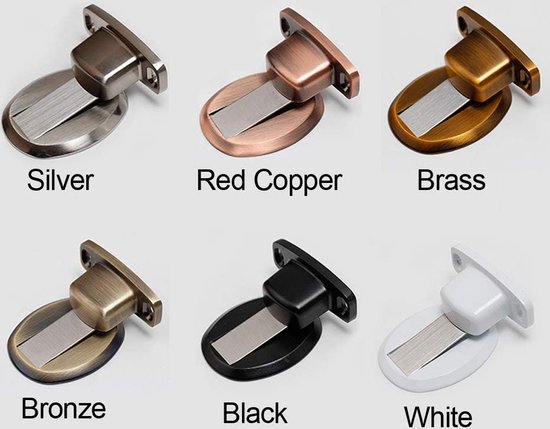 2 Stuks Magnetische Deurstopper Geen Boren Anti-botsing Mute Deurhouder Badkamer Siliconen Deurvanger voor RV Trailer Motor Home Boot Compartimenten kopen vanaf een prijs van 9.12
