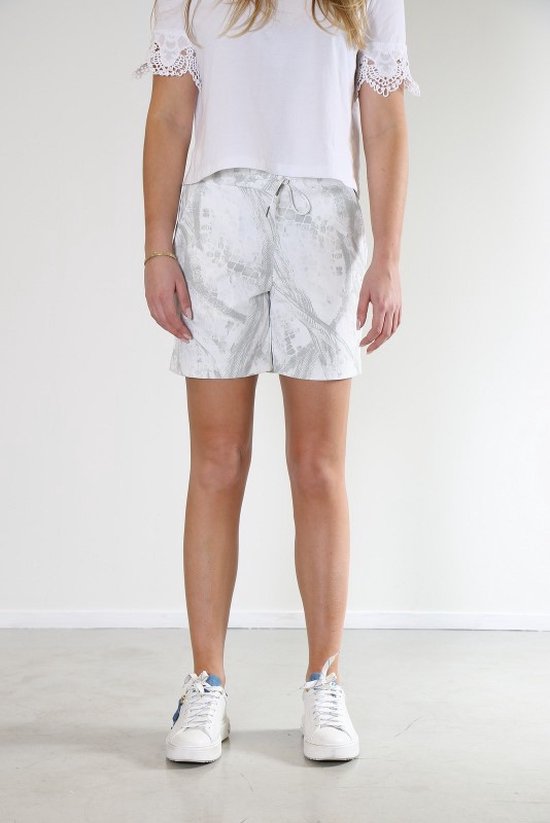 New Star dames short - short travel stof - Denton - grijs - chino - L6 - maat XXL