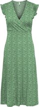 Only Dress Onlmay Life S/l Wrap Midi Dress Jrs 15257520 Green Bee/mia Ditsy Femme Taille - L