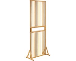 Kamerscherm Fron scheidingswand 197x75,5x40 cm bamboe (en.casa)