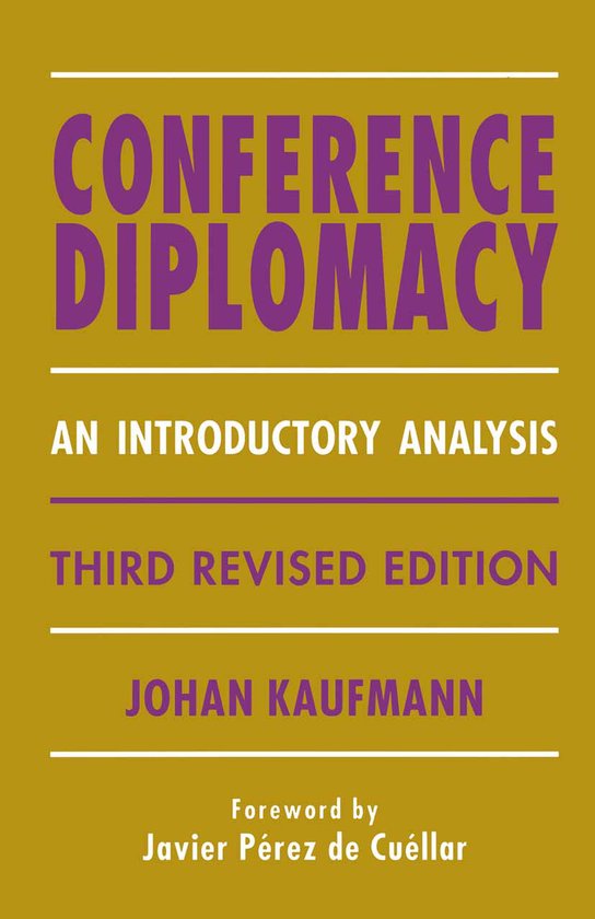 Conference Diplomacy - cover