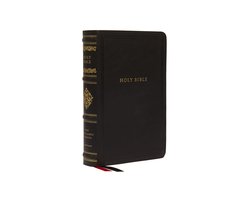NKJV, Personal Size Reference Bible, Sovereign Collection, Leathersoft, Black, Red Letter, Comfort Print