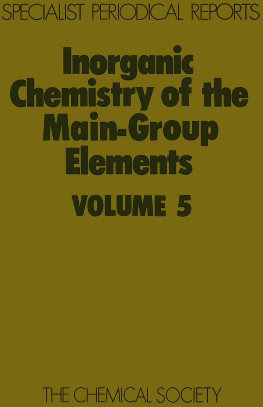 Inorganic Chemistry of the Main-group Elements - cover