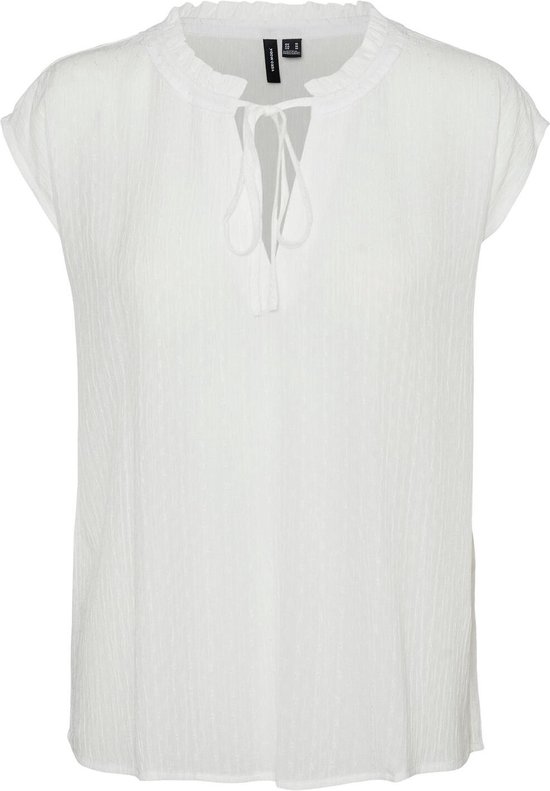 Vero Moda Blouse Vmgabbi Sl Top Wvn Ga 10306675 Snow White Dames Maat - XS