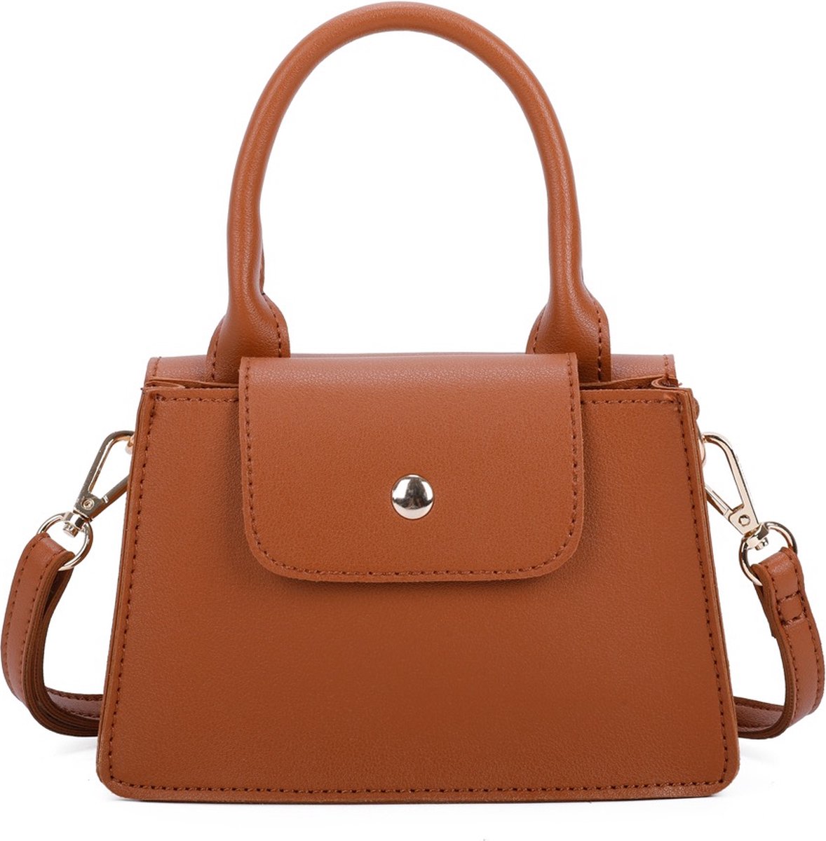 Gallantry - Dames Tas - Handtas - Schoudertas - Crossbodytasje - Werktas - Dames Tas - Tassen - Bruin