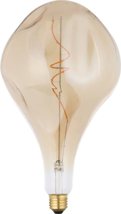 EGLO LED Lamp - E27 - 28 cm - Amber - 1800K - Dimbaar