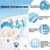 Opzetborstels voor Oral B, DUO , 8 Stuks, Dubbele Vervangende Tandenborstelkoppen Voor oa: Oral B Braun Elektrische Tandenborstel Pro 1000 8000 9000
