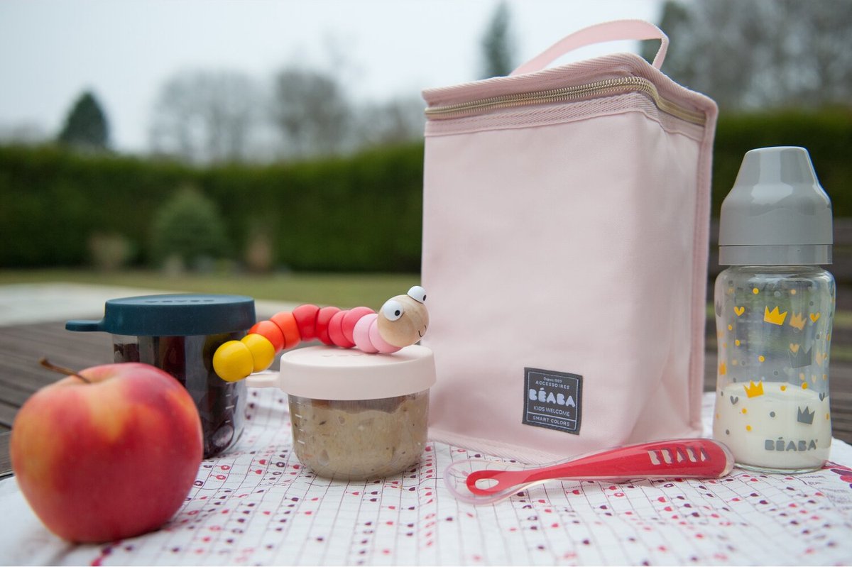 Goedkoopste Béaba Box 2 Servings Glass 150ml Pink, 250ml Dark Blue