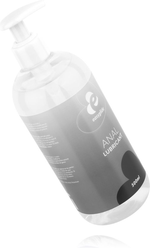 Transparante fles met pompdispenser, EasyGlide Anaal Lube 500ml