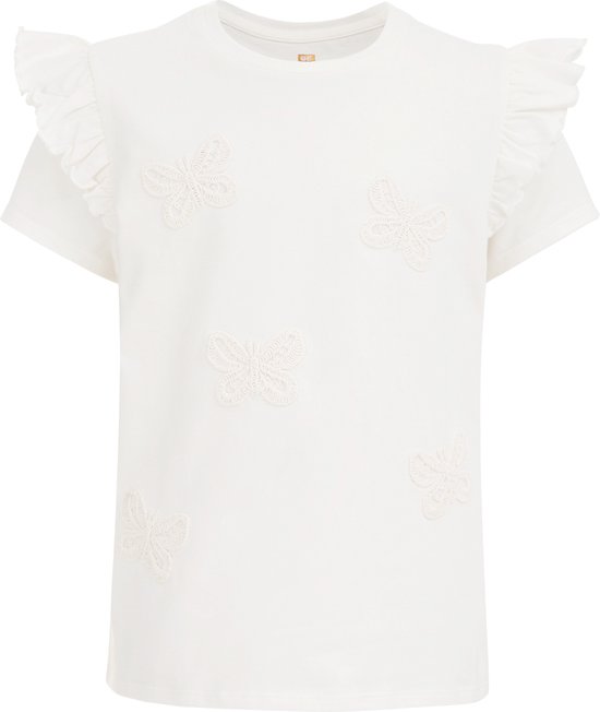 WE Fashion Meisjes T-shirt met embroidery