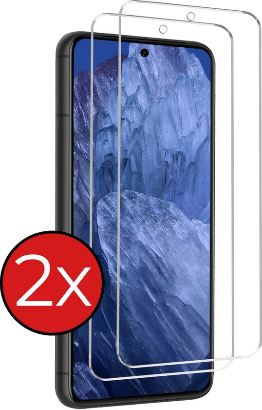 Screenprotector Geschikt voor Google Pixel 8a Screenprotector Glas Gehard Tempered Glass - Screenprotector Geschikt voor Google Pixel 8a Screen Protector Screen Cover - 2 PACK