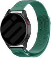 Strap-it Milanees bandje / Milanese band geschikt voor Samsung Galaxy Watch 7 (40 & 44mm) / Galaxy Watch 6 40mm & 44mm / Galaxy Watch 6 Classic / Galaxy Watch 5 40 & 44mm / Watch 5 Pro / Galaxy Watch 4 / Watch 4 Classic / Watch FE - groen