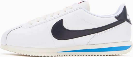 Nike Cortez - Maat 42 - Wit/Zwart/Blauw - Sneakers Heren
