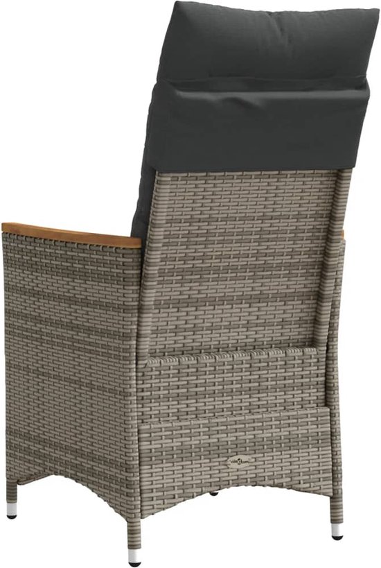 vidaXL-Tuinstoel-verstelbaar-met-kussens-poly-rattan-grijs
